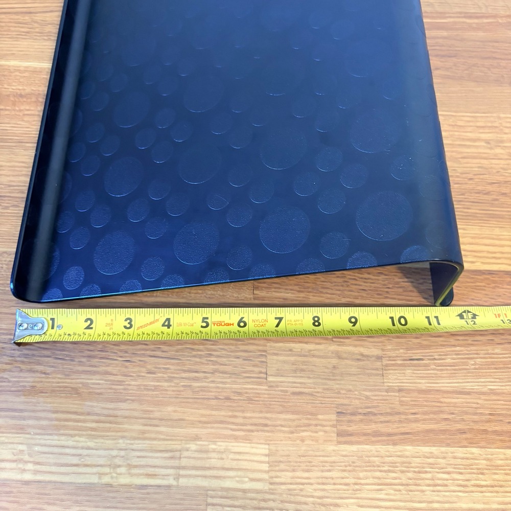 IKEA Brada Laptop Support Riser Angled Polka Dot Textured Black 16.5 x 12.25 - Picture 4 of 7